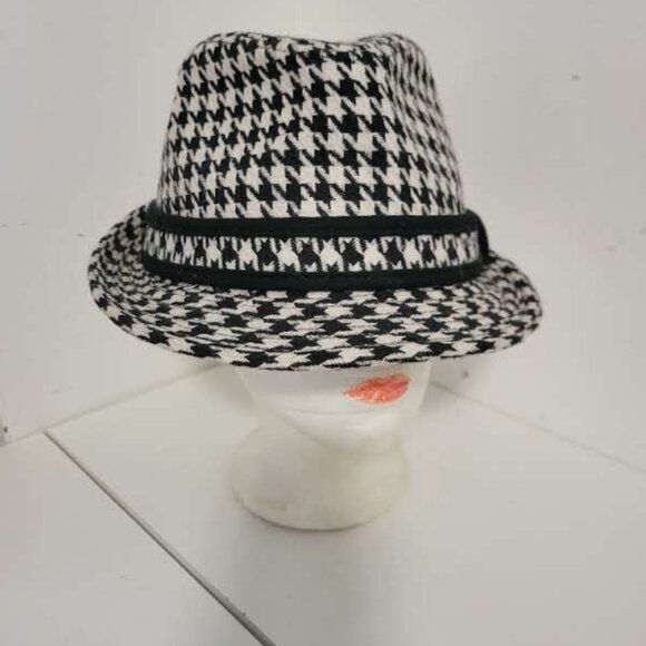 Herringbone Wool hat by The Hatter Large Pattern - Picture 1 of 6